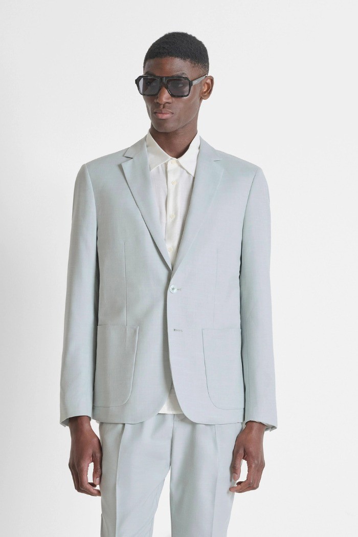 Antony Morato giacca slim in viscosa slub Julie MMJS00065-FA650377 [5d8f277a]