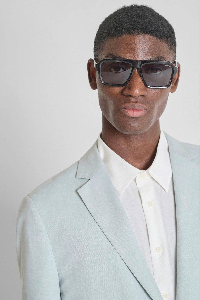 Antony Morato giacca slim in viscosa slub Julie MMJS00065-FA650377 [84a96477]
