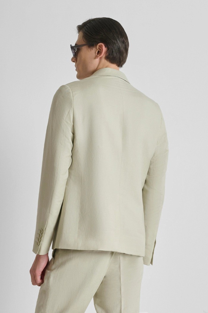 Antony Morato giacca regular in misto lino e viscosa Luis MMJS00090-FA900135 [987dd82c]