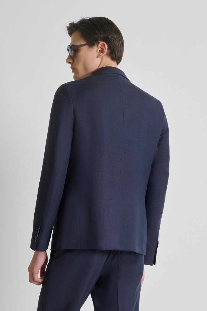 Antony Morato giacca regular in misto lino e viscosa Luis MMJS00090-FA900135 [27b5c523]