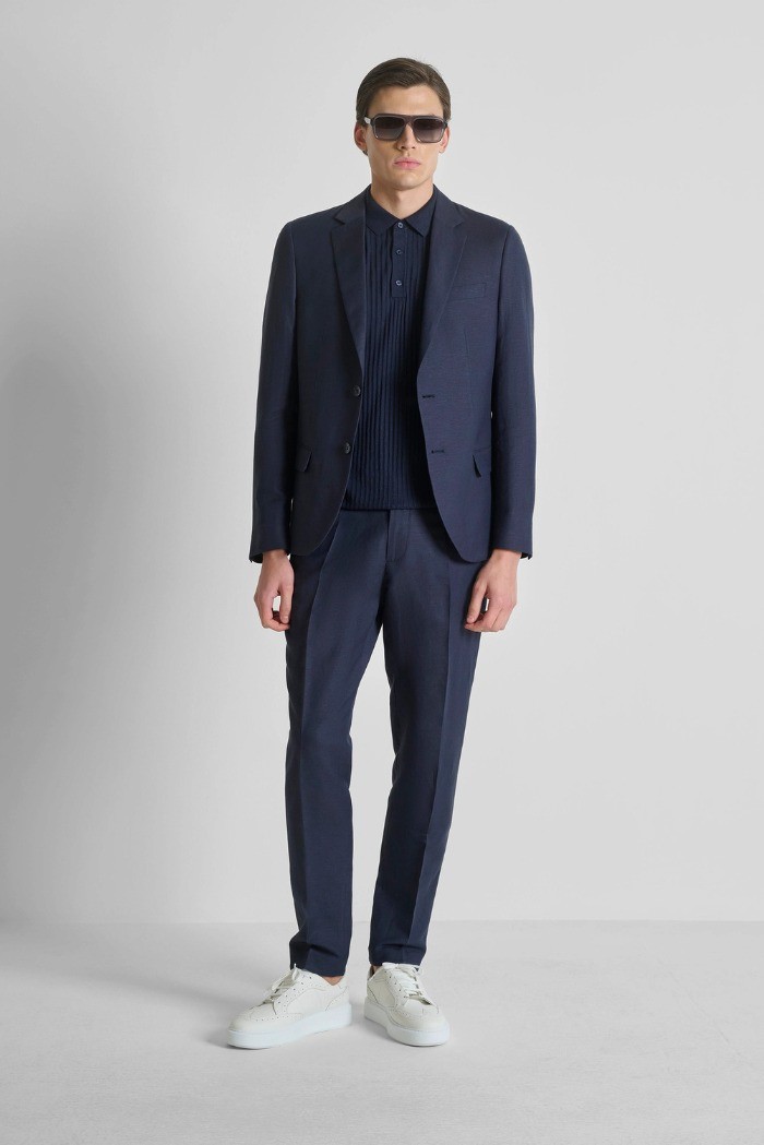 Antony Morato giacca regular in misto lino e viscosa Luis MMJS00090-FA900135 [22e5823d]