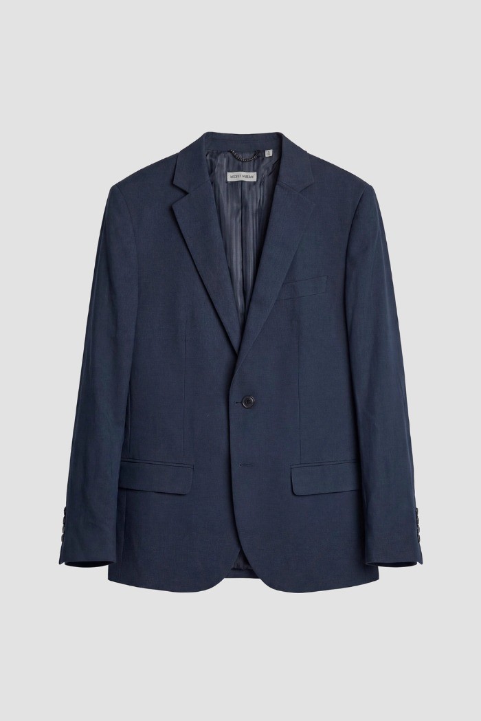 Antony Morato giacca regular in misto lino e viscosa Luis MMJS00090-FA900135 [95f84339]