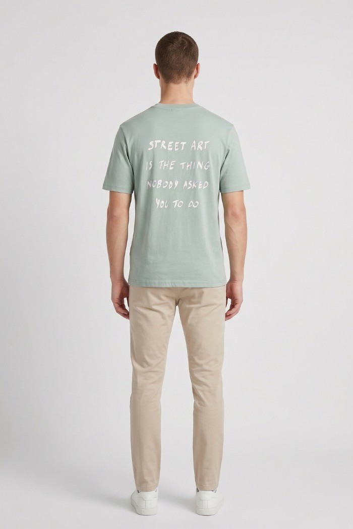 Antony Morato t-shirt relaxed fit street art MMKS02670-FA100144 [aca00e5a]