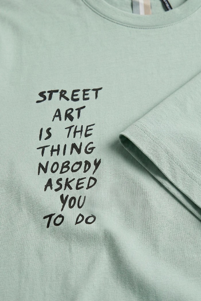Antony Morato t-shirt relaxed fit street art MMKS02670-FA100144 [70d60a49]