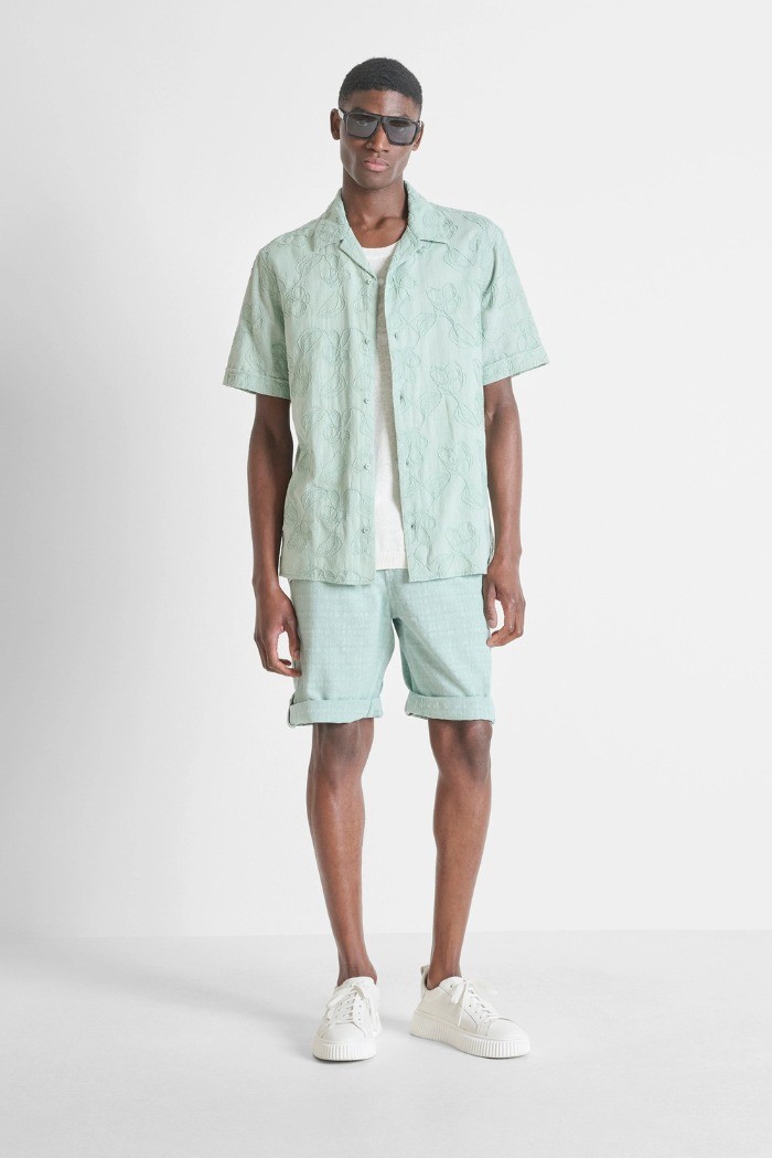 Antony Morato bermuda regular fit in crepe di cotone Nolan MMSH00229-FA900145 [cf80bae7]