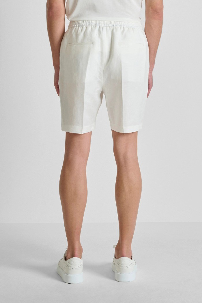 Antony Morato bermuda regular fit in viscosa e lino slub Nolan MMSH00230-FA900135 [a30d4bbc]