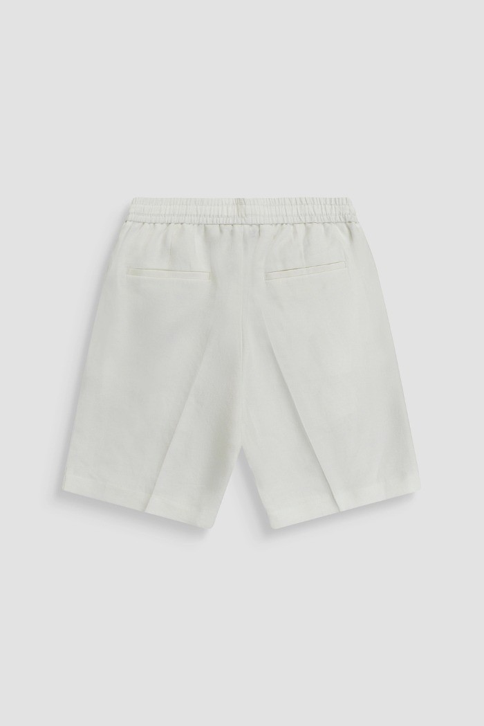 Antony Morato bermuda regular fit in viscosa e lino slub Nolan MMSH00230-FA900135 [c8668eab]