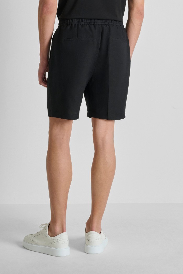 Antony Morato bermuda regular fit in viscosa e lino slub Nolan MMSH00230-FA900135 [feccb8fd]