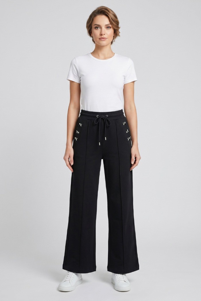 Markup pantalone in felpa in misto cotone MW1620014 [6bb45372]