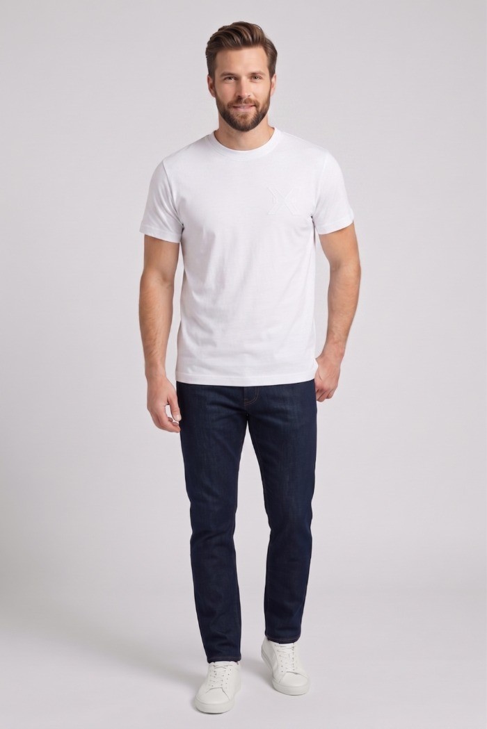 John Richmond t-shirt in jersey di cotone Semite UMP26024TS [88ad62f5]