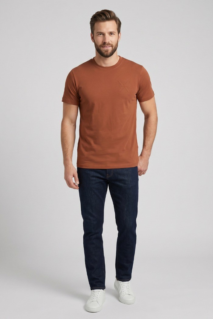 John Richmond t-shirt in jersey di cotone Semite UMP26024TS [d1afcf1e]