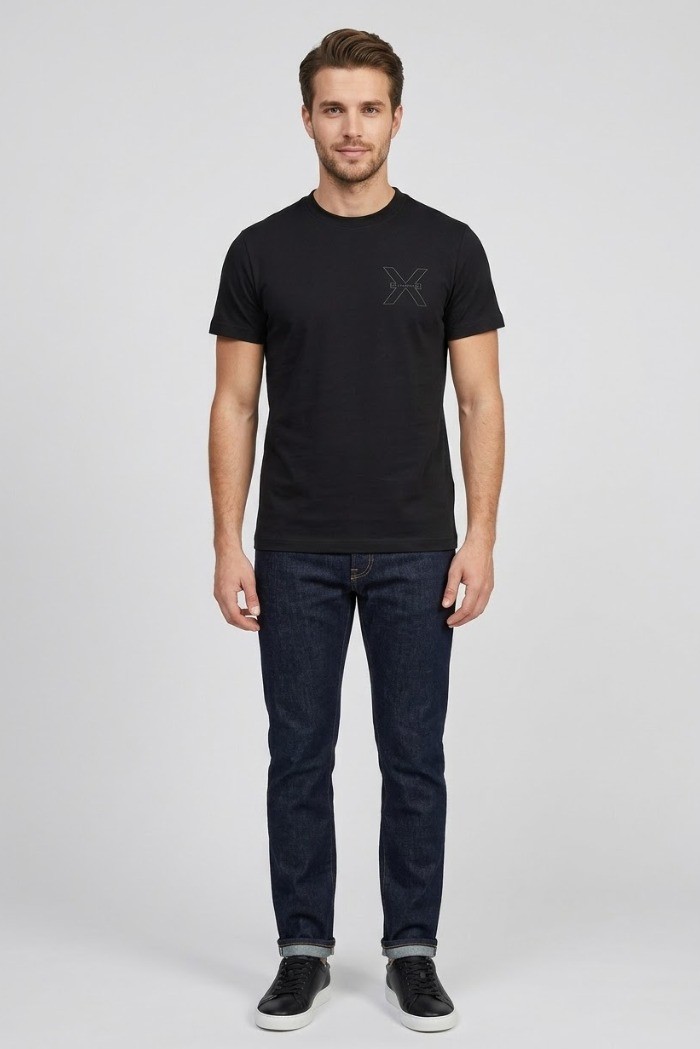 John Richmond t-shirt in jersey di cotone Semite UMP26024TS [a3afda79]