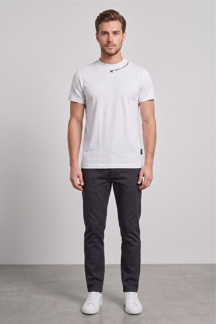John Richmond t-shirt in jersey di cotone Fyami UMP26038TS [3d0d66e2]