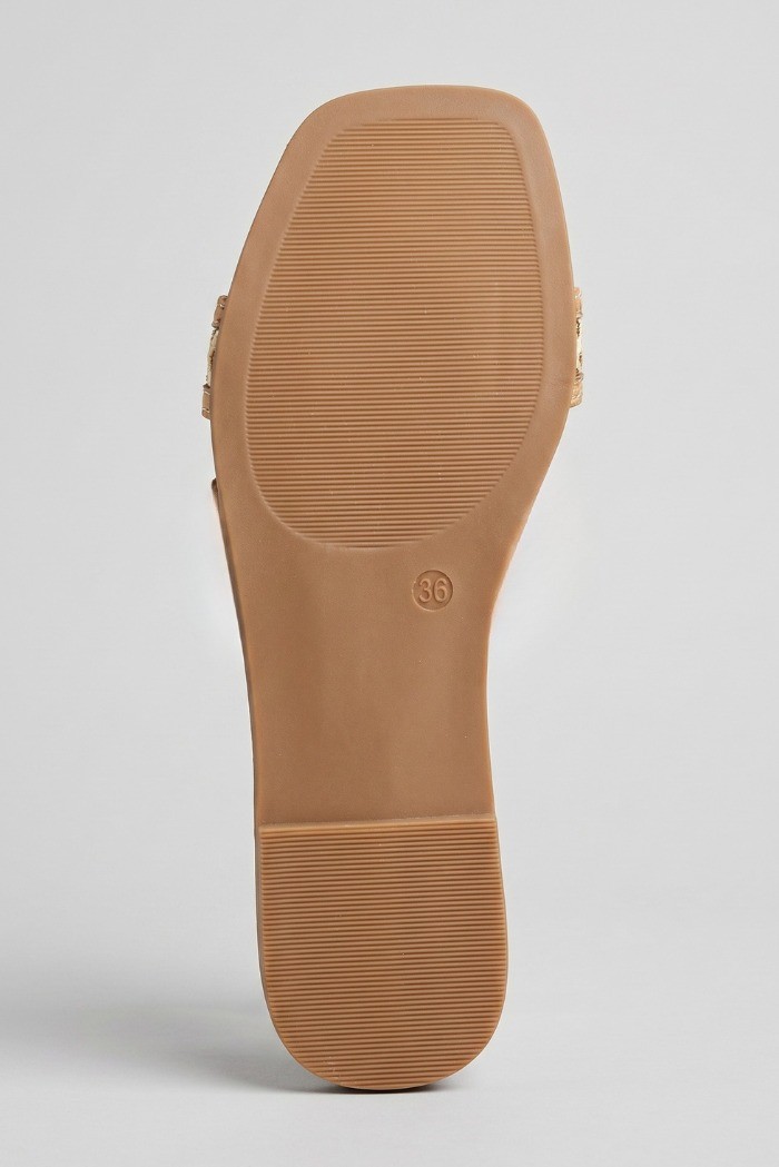 Gold & Gold ciabatta con fascia lavorata GH115 [06c9647c]