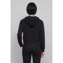 Moschino felpa cropped con zip e stampa orso V6A1706-4409 [1b6bf2b7]