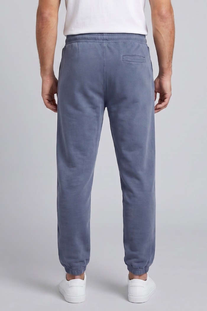 Moschino pantalone in felpa delavè con bande logate V1A6806-4436 [861f8fbc]