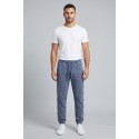Moschino pantalone in felpa delavè con bande logate V1A6806-4436 [31024eb8]