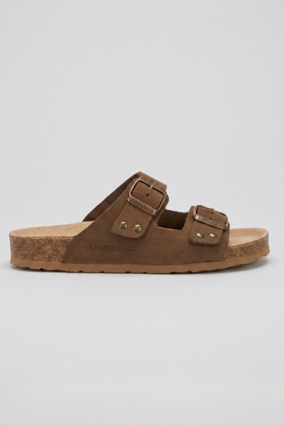 Lumberjack ciabatta in pelle con fibbie regolabili Jolie 102269278 — 805219040079861_1