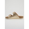 Lumberjack ciabatta in pelle con doppia fascia Miuccia 102269253 [90e202c8]