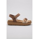 Lumberjack sandalo in pelle con chiusura a strappo Nicole 102269203 [8d4ef594]