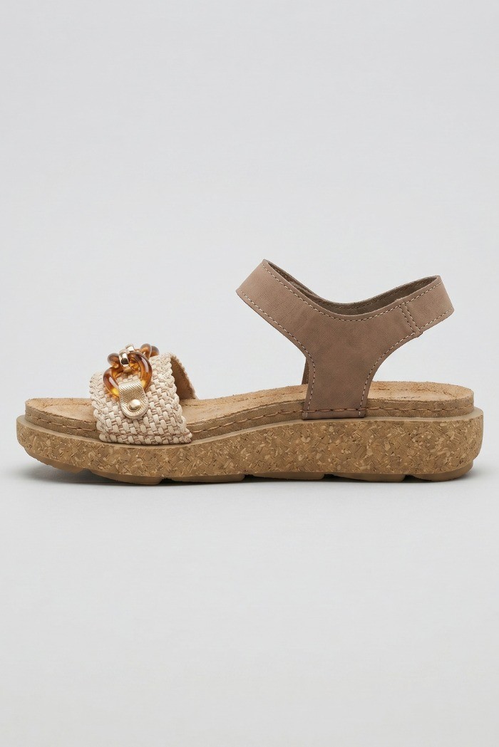 Lumberjack sandalo in pelle con chiusura a strappo Nicole 102269203 [5468b699]