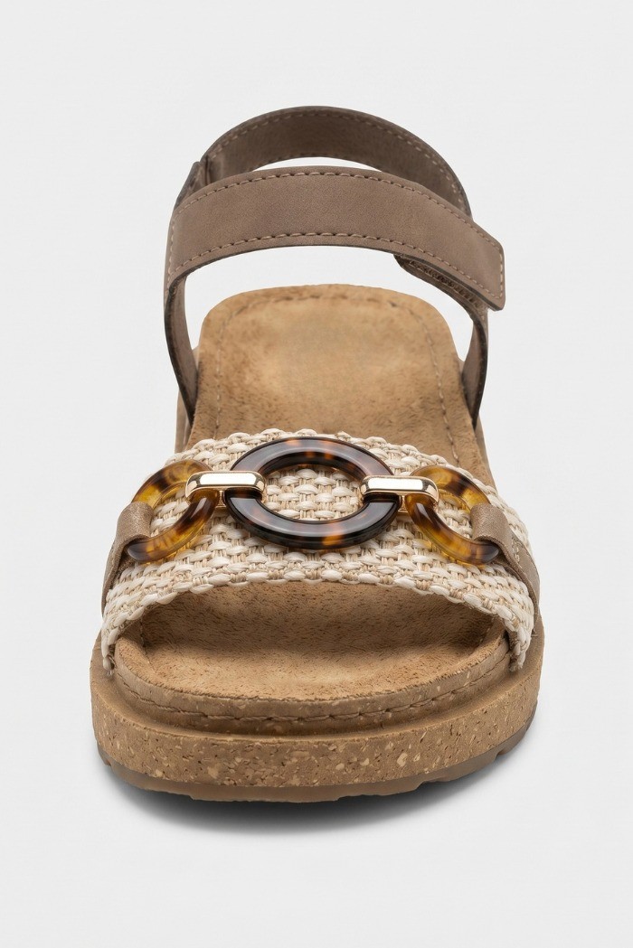 Lumberjack sandalo in pelle con chiusura a strappo Nicole 102269203 [e375779d]