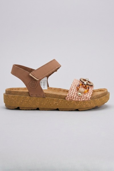Lumberjack sandalo in pelle con chiusura a strappo Nicole 102269206 — 805219040079871_1