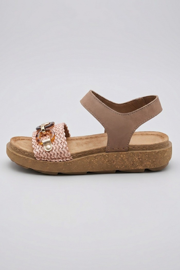 Lumberjack sandalo in pelle con chiusura a strappo Nicole 102269206 [bf295457]