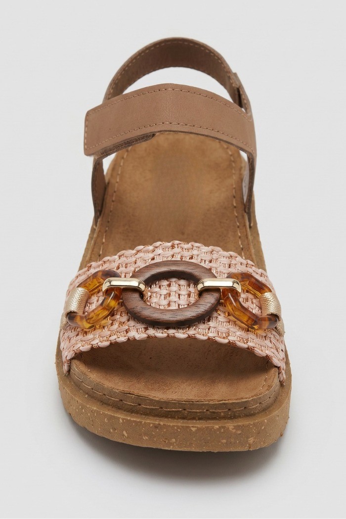 Lumberjack sandalo in pelle con chiusura a strappo Nicole 102269206 [08349553]