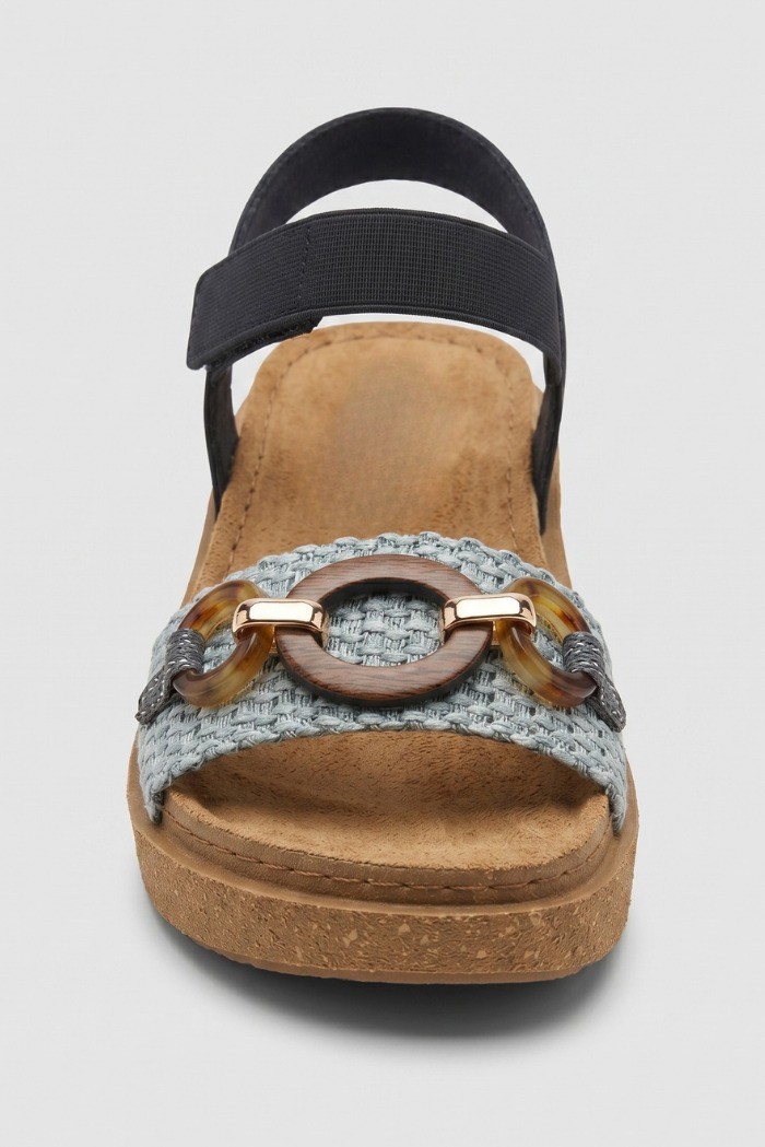 Lumberjack sandalo in pelle con chiusura a strappo Nicole 102269228 [aca73aa4]