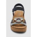 Lumberjack sandalo in pelle con chiusura a strappo Nicole 102269228 [aca73aa4]