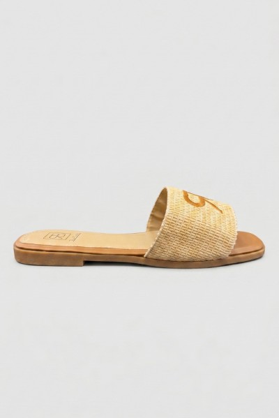 Renato Balestra ciabatta con ricamo logo WS-6 [1a769ba9]