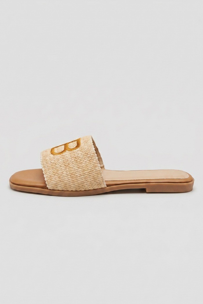 Renato Balestra ciabatta con ricamo logo WS-6 [c350d8a4]