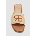 Renato Balestra ciabatta con ricamo logo WS-6 [744d19a0]