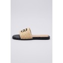Renato Balestra ciabatta con ricamo logo WS-6 [b150cdc3]