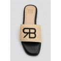 Renato Balestra ciabatta con ricamo logo WS-6 [064d0cc7]