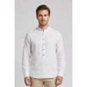 Datch camicia serafino in lino DM1950 [06020cf7]