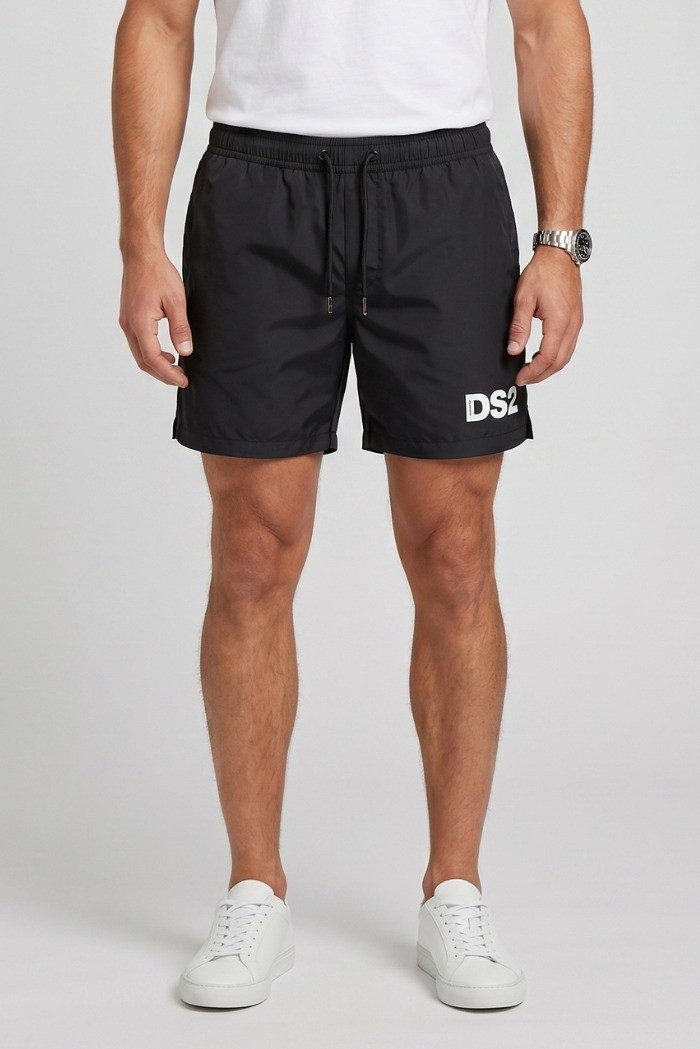 Drop Season 2 bermuda mare con stampa logo SS26B01 [61aacdd7]