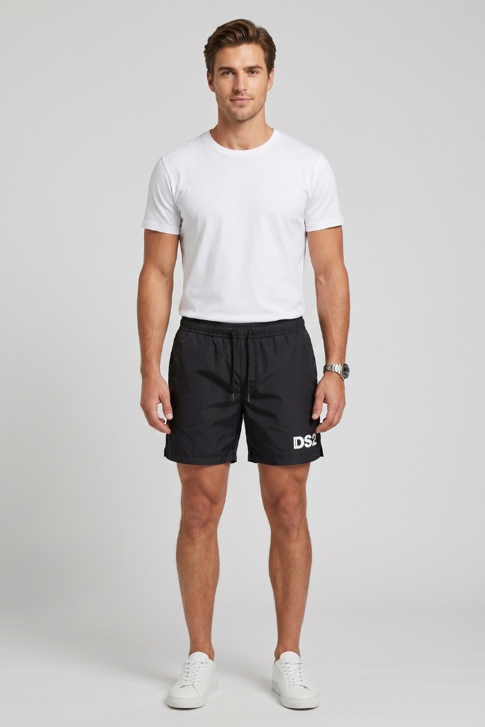 Drop Season 2 bermuda mare con stampa logo SS26B01 [0f914fde]