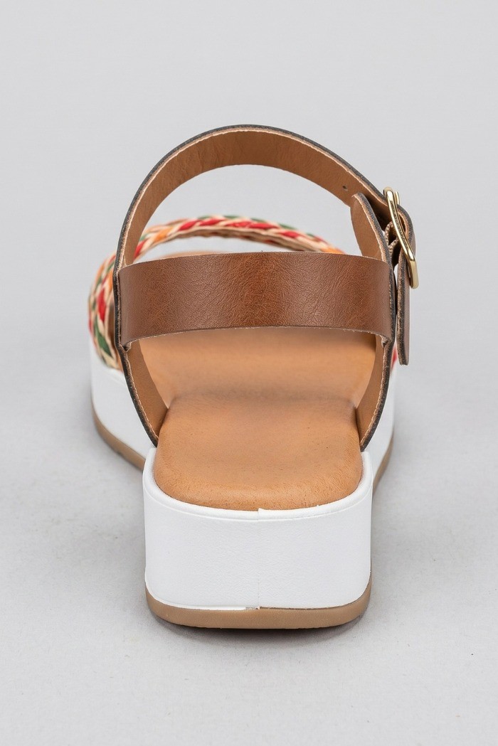 Claude sandalo con fascia intrecciata e cinturino ART 7 [8a55ed41]