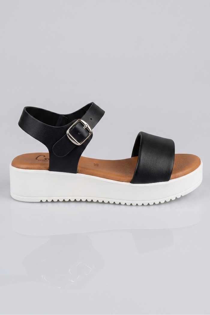 Claude sandalo con fascia effetto pelle e cinturino ART 2 [39972048]