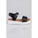 Claude sandalo con fascia effetto pelle e cinturino ART 2 [39972048]