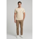 Refrigue t-shirt in jersey di cotone con logo ricamato R4532M261 [c50b2b06]