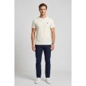 Refrigue t-shirt in jersey di cotone con logo ricamato R4532M261 [e1dd8c0f]