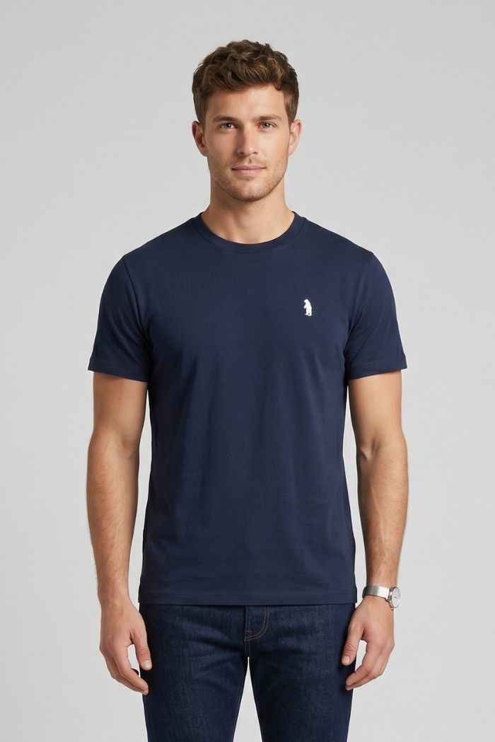 Refrigue t-shirt in jersey di cotone con logo ricamato R4532M261 [14f8b400]