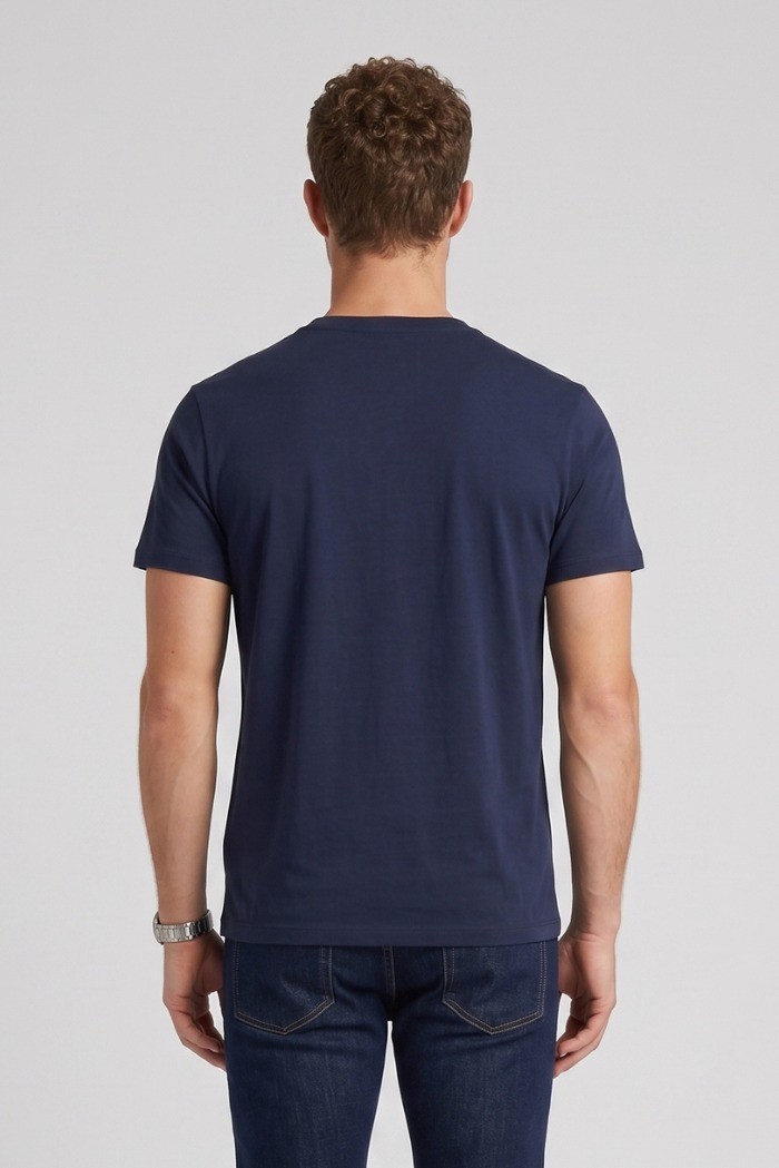 Refrigue t-shirt in jersey di cotone con logo ricamato R4532M261 [cddef70d]