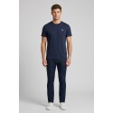 Refrigue t-shirt in jersey di cotone con logo ricamato R4532M261 [7ac33609]