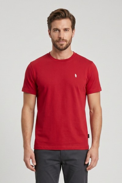 Refrigue t-shirt in jersey di cotone con logo ricamato R4532M261 [9d0ddd02]