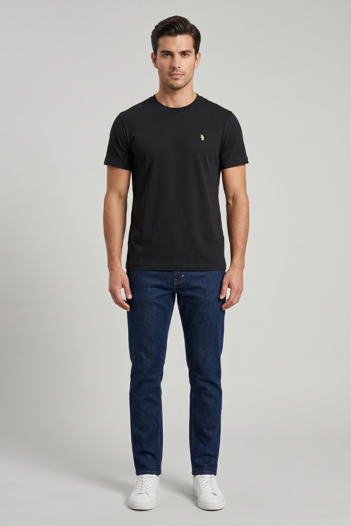Refrigue t-shirt in jersey di cotone con logo ricamato R4532M261 [cadf3483]