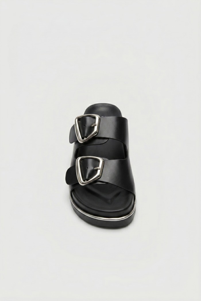 Solo Soprani ciabatta con maxi fibbie Seraphine SSW619N71 [29f98529]